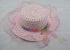 Wholesale straw sombrero hat/fashion paper straw hat/straw trilby hat