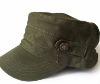 Wholesale washed baseball cap military cap with patch and embroidered