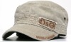 Wholesale washed baseball cap military cap with patch and embroidered