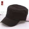 Wholesale washed military cap with patch and embroidered