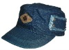 Wholesale blue flat military cap,fashion military cap