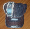 Wholesale Fashion Relax Washed Denim Cap