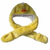 Wholesale yellow duck plush hats
