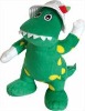 Wholesale Stuffed & plush green dinosaur with hat animal toys