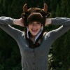 Wholesale pluah dog hats party hats animal shape hats
