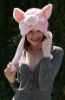 Wholesale plush pig hat, animal hat