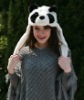 Wholesale plush panda hats party hats animal shape hats