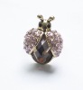 Wholesale Fashion Beatles Shape with Stone Alloy Ring, Jewelry Ring
