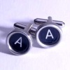 Wholesale Beautiful Shell Brass Cufflink