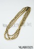 Wholesale Golden bead Necklace NLAB0025