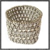 Wholesale fashion jewelry 4rows wide elastic zinc alloy bangle bracelet