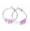 Wholesale 2011 hoop earring with rhinestone, rhinestone hoop earring