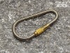 Wholesale titanium carabiner chain with copper sheeve