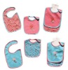 Wholesale certified organic cotton baby bibs
