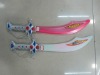 Wholesale newly latest hot sell plastic led flashing color change sword electronic toys for children