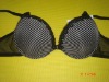 Wholesale Colourful Printing Nylon Cup With Nylon Mesh Wing European Sexy Brassiere