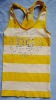 Wholesale seamless vest with stripe