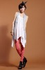 Wholesale dc1007 EMS free shipping newest westernism style wholesale 3 pcs/lot loose design plain gray lady chiffon cardigan