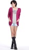 Wholesale [db2508] 2011 new designer wholesale retial conciseness elegant mash-up cotton lady knit cardigan