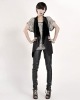 Wholesale [db1703] 2011 new designer wholesale cheap mash-up cotton lady waistcoat