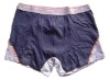Wholesale men's fashion black boxer shorts boxer briefs