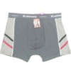 men's grey print boxer