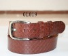 Wholesale Top fashion genuine leather belt with embossing