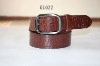Wholesale Top fashion genuine leather belt with embossing