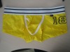 Yellow color mens boxers