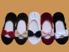toe cover with bow