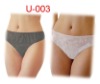 Wholesale disposable sexy ladies underwear