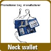 Wholesale fashion neck wallet/neck purse/sports wallet