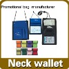 Wholesale neck wallet/neck purse/fashion purse/promotional wallet