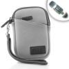 Wholesale Silver high quality neoprene camera case for Luxury digital camera