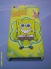 Wholesale cute spongebob pattern abs/pc plastic case for i touch 4