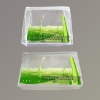 Wholesale D-E042 stand-up EVA zipper pouch for cosmetic