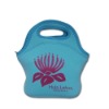 Wholesale fashionable 3mm neoprene lunch pouch with sublimation printing