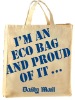 2011 new cotton fabric shopping bag