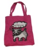 hot sale canvas shopping bag with cute pattern