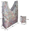nylon foldable shopping bag with drawstring pouch