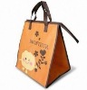 Nonwoven with silkscreen printing cooler bag