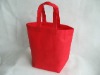 Wholesale red nonwoven shopping bag(NSB-003)