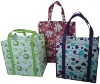 Wholesale green non woven fabric shopping bag