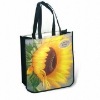 Wholesale printed 100gsm non woven shopper bag