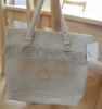 100%linen handbag