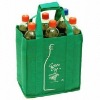 Wholesale Green durabele wine nonwoven bag