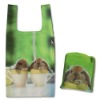 Fashion high quality durable polyester foldable bag