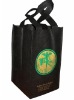 Durable Non woven 4 bottle wine bag