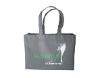 Wholesale grey non-woven handled suit and shoe bag