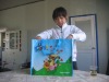 colourful pp shopping bags